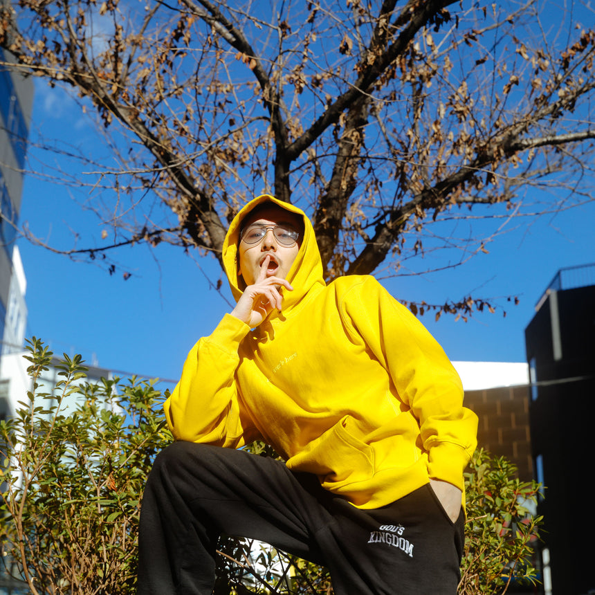 まとめ買い】 here flower's my 藤井風 フーディ XL Mustard