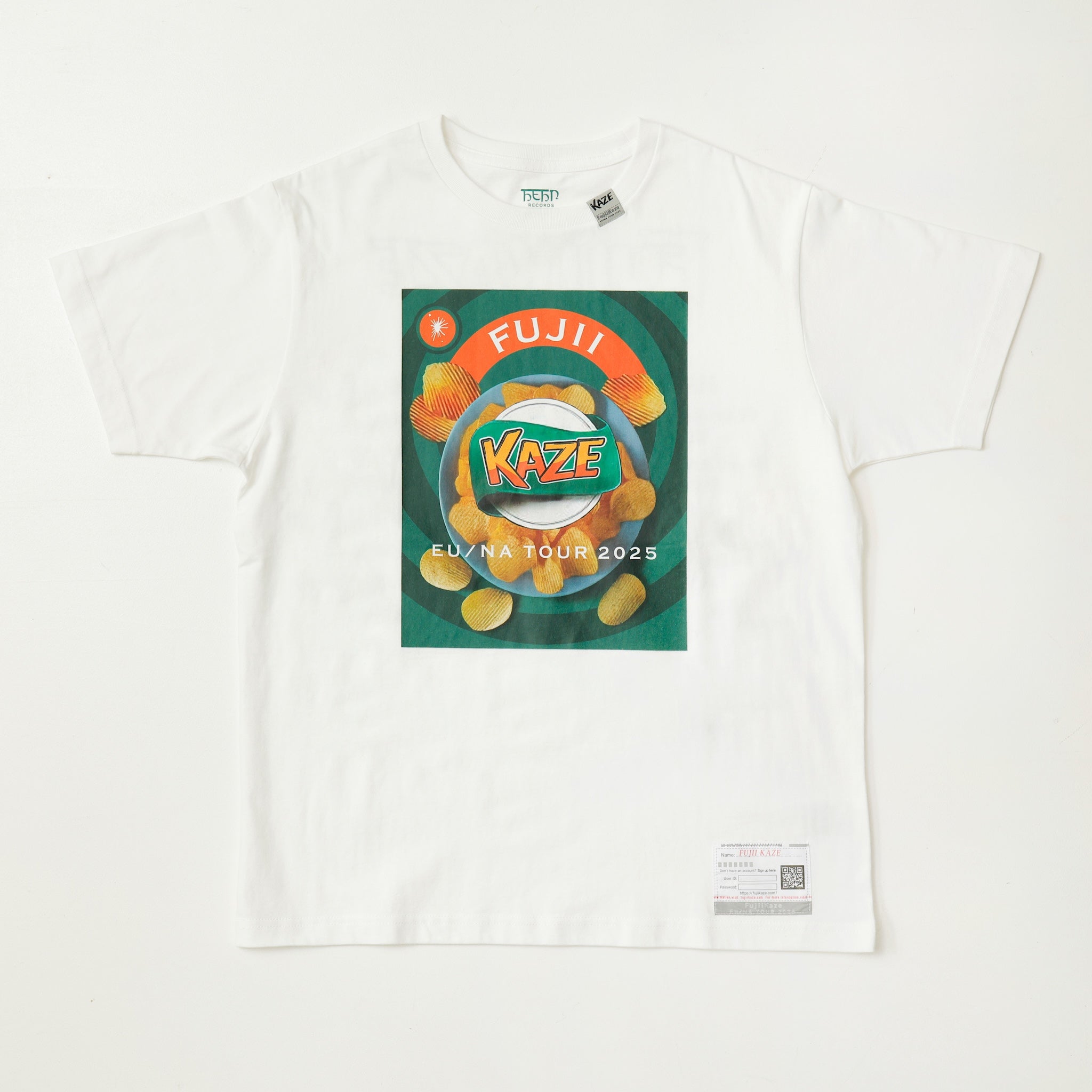 藤井風　LASA Tシャツ　XL ステッカー&ポーチセット 藤井風 LASA Tシャツ XL ステッカー&ポーチセット